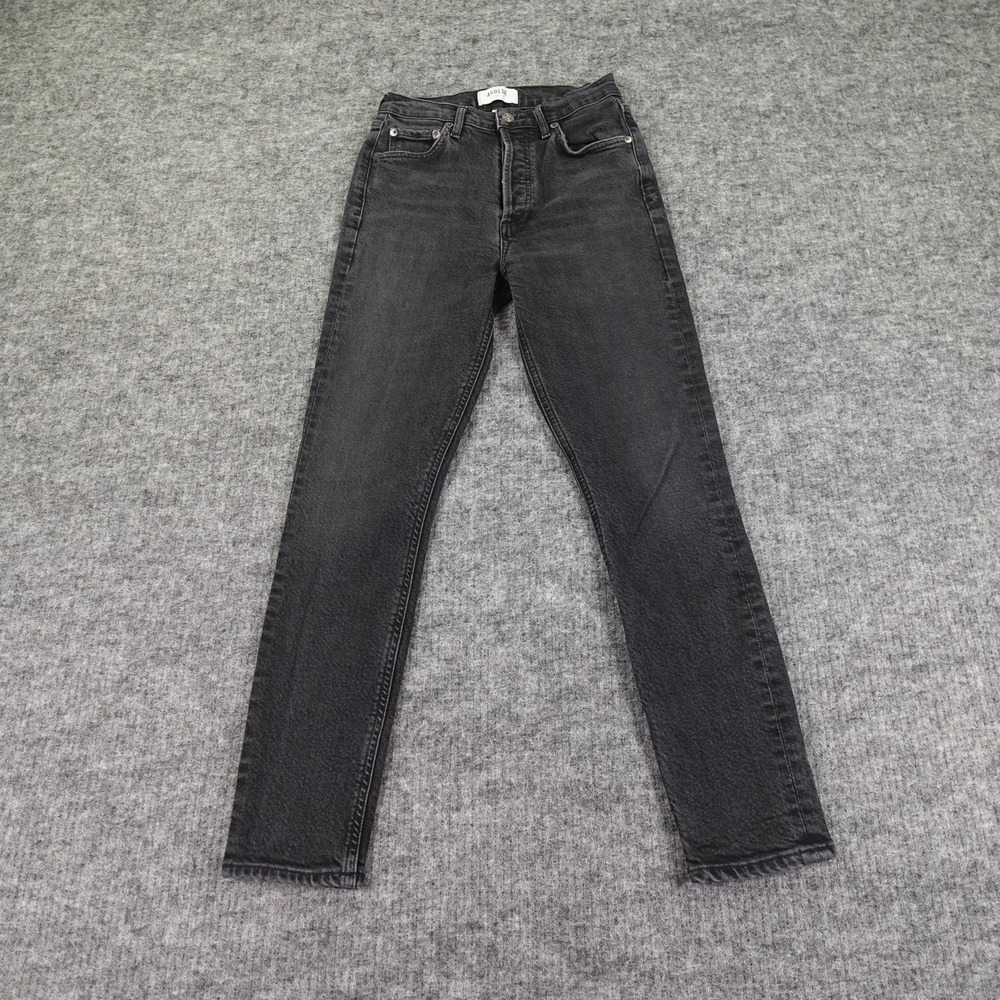 AGOLDE Nico Jeans Womens 23 High Rise Skinny Stretch Button Fly‎ Organic Denim